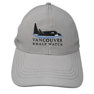 Vancouver Whale Watch Snapback Trucker Hat Gray One Size Adjustable 6 Panel Knp